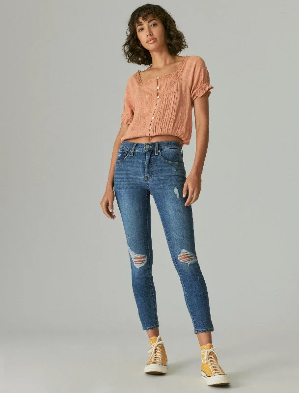 Lucky Brand Women's High Rise Bridgette Skinny