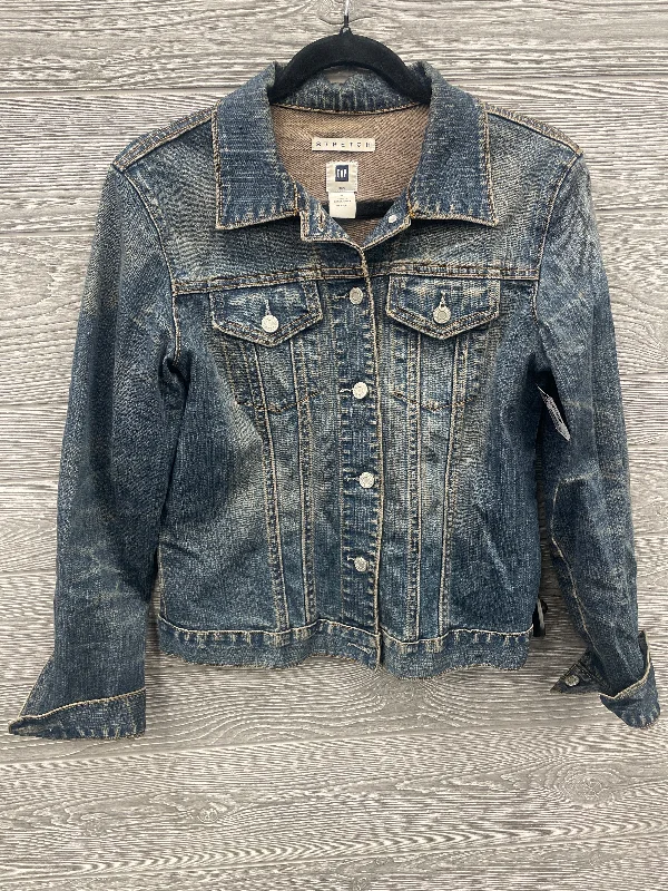 Jacket Denim By Gap In Blue Denim, Size: M