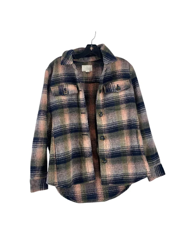 Jacket Other By Caslon In Plaid Pattern, Size: S