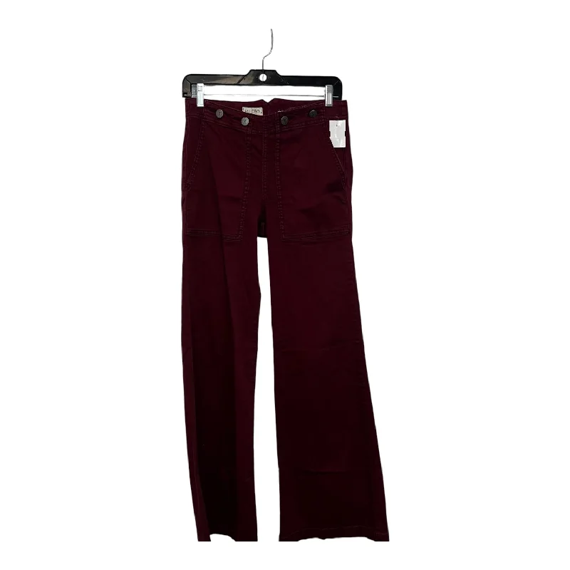 Pants Ankle By Pilcro In Burgundy, Size: 4