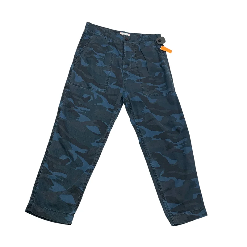 Pants Cropped By Sundry In Camouflage Print, Size: 6