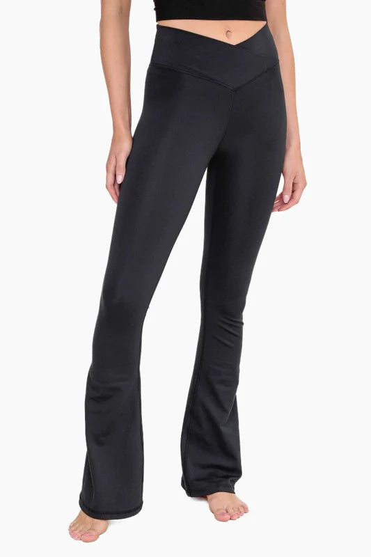 Mono B Venice Black Yoga Pants