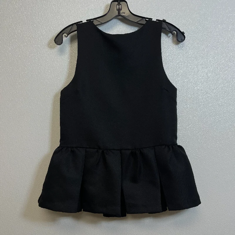 Top Sleeveless By Clothes Mentor In Black, Size: S