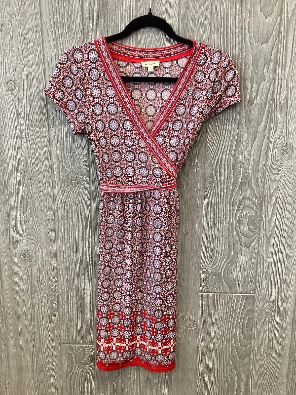 Red Dress Casual Short Max Studio, Size Xs