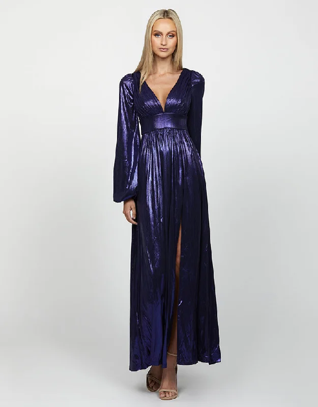 BILLY BLOUSON SLEEVE DRAPED MAXI BL60D12L