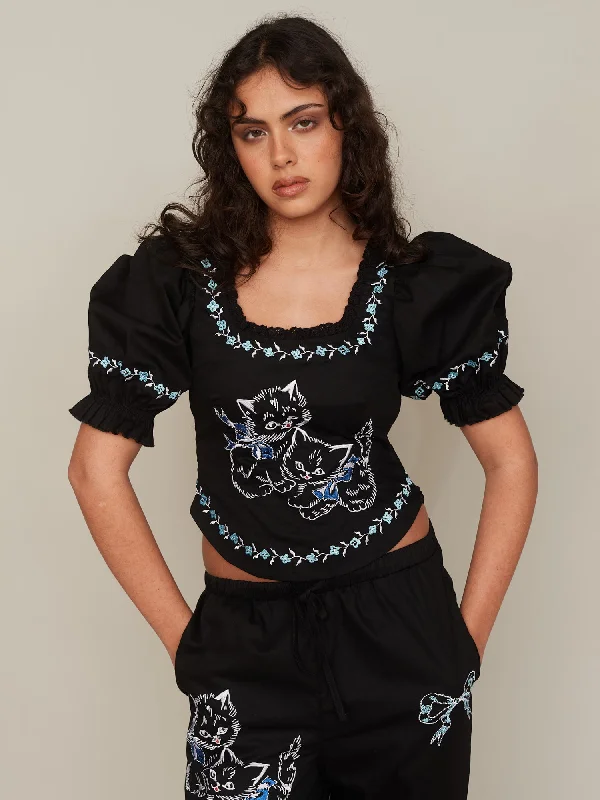 LO x Rhi Dancey Kitten Corset Top