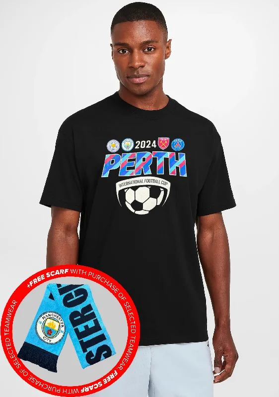 Perth Mens' Int Event Tee with FREE Manchester City Scarf <br> PIF038AB